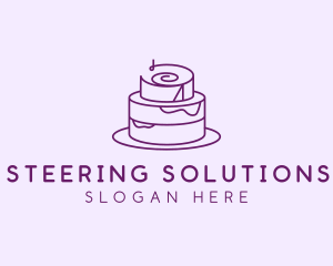 Cake Pastry Dessert logo design