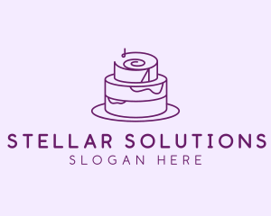 Cake Pastry Dessert logo design