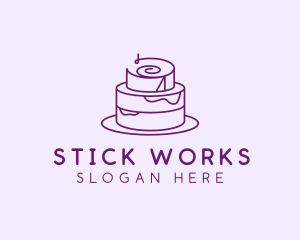 Cake Pastry Dessert logo design