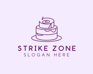 Cake Pastry Dessert logo design