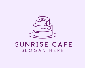 Cake Pastry Dessert logo design