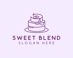 Cake Pastry Dessert logo design