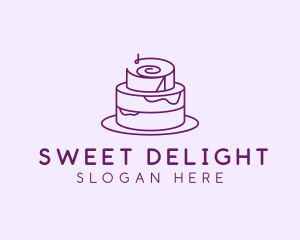 Cake Pastry Dessert logo design