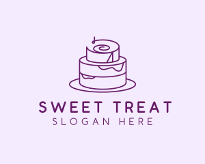 Cake Pastry Dessert logo design