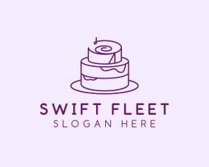 Cake Pastry Dessert logo design