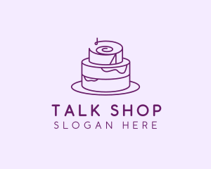 Cake Pastry Dessert logo design