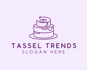 Cake Pastry Dessert logo design