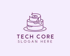 Cake Pastry Dessert logo design