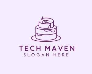 Cake Pastry Dessert logo design