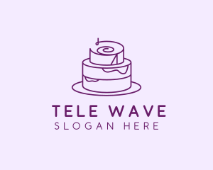 Cake Pastry Dessert logo design