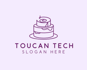 Cake Pastry Dessert logo design