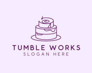 Cake Pastry Dessert logo design