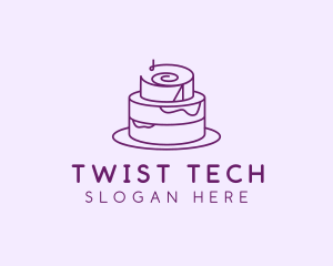 Cake Pastry Dessert logo design