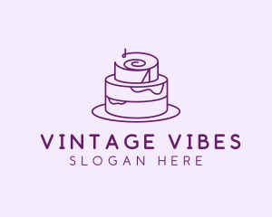 Cake Pastry Dessert logo design