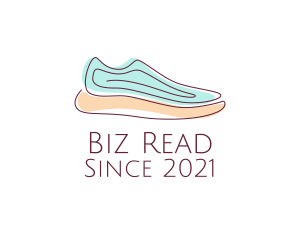 Sneaker Running Shoes logo design