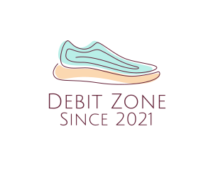 Sneaker Running Shoes logo design