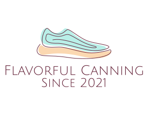 Sneaker Running Shoes logo design