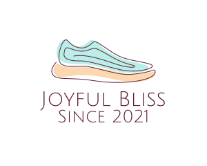 Sneaker Running Shoes logo design