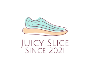 Sneaker Running Shoes logo design