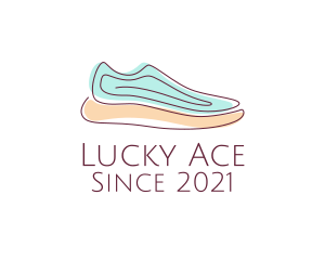 Sneaker Running Shoes logo design