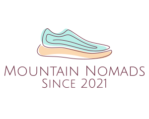 Sneaker Running Shoes logo design