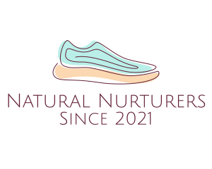 Sneaker Running Shoes logo design