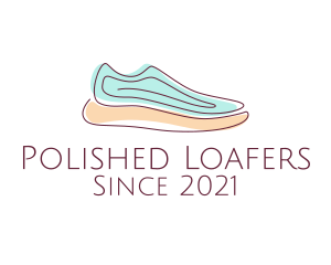 Sneaker Running Shoes logo design