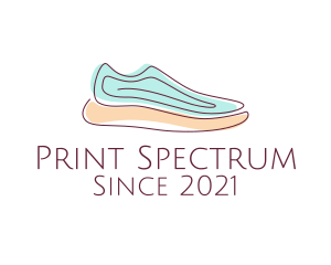 Sneaker Running Shoes logo design