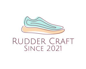 Sneaker Running Shoes logo design