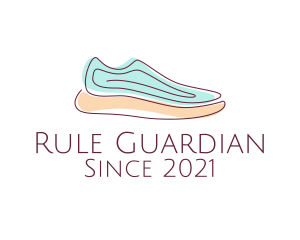 Sneaker Running Shoes logo design