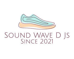 Sneaker Running Shoes logo design