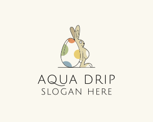 Rabbit Egg Toy logo design