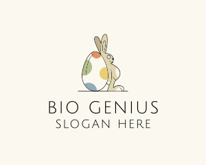 Rabbit Egg Toy logo design