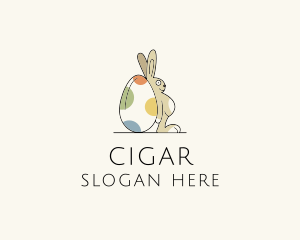 Rabbit Egg Toy logo design