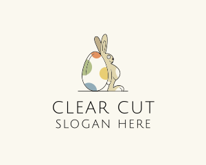 Rabbit Egg Toy logo design