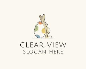 Rabbit Egg Toy logo design