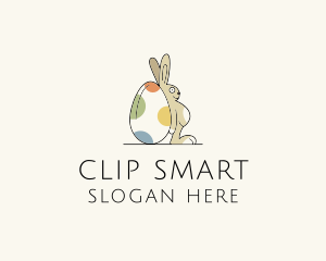 Rabbit Egg Toy logo design