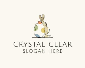 Rabbit Egg Toy logo design