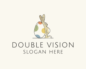 Rabbit Egg Toy logo design