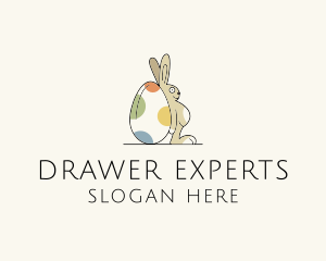 Rabbit Egg Toy logo design