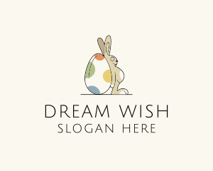 Rabbit Egg Toy logo design