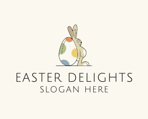 Rabbit Egg Toy logo design