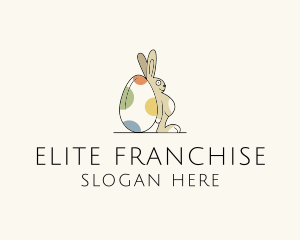 Rabbit Egg Toy logo design