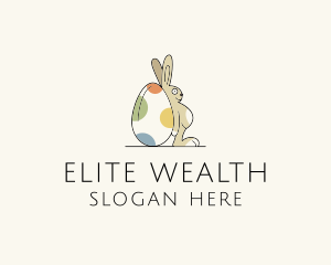 Rabbit Egg Toy logo design