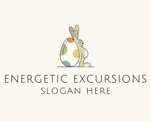 Rabbit Egg Toy logo design