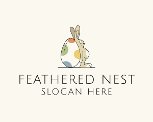 Rabbit Egg Toy logo design