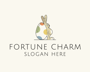 Rabbit Egg Toy logo design