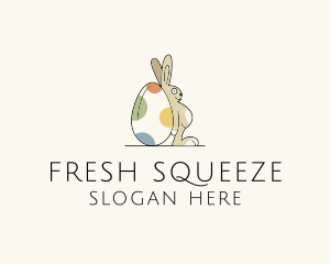 Rabbit Egg Toy logo design