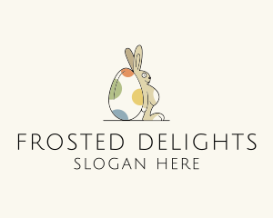 Rabbit Egg Toy logo design