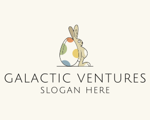 Rabbit Egg Toy logo design